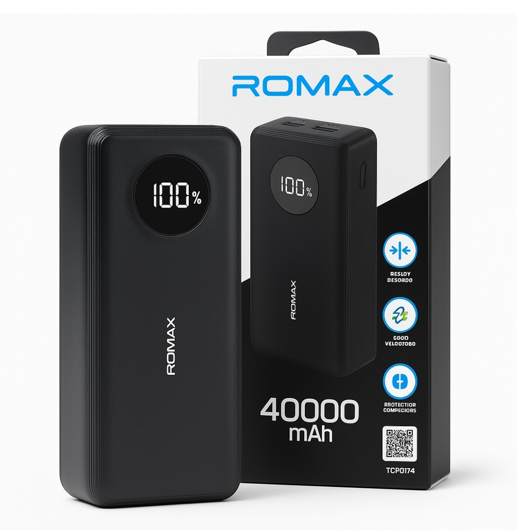 ⚡ PowerPro 40K | Romax 40,000 mAh