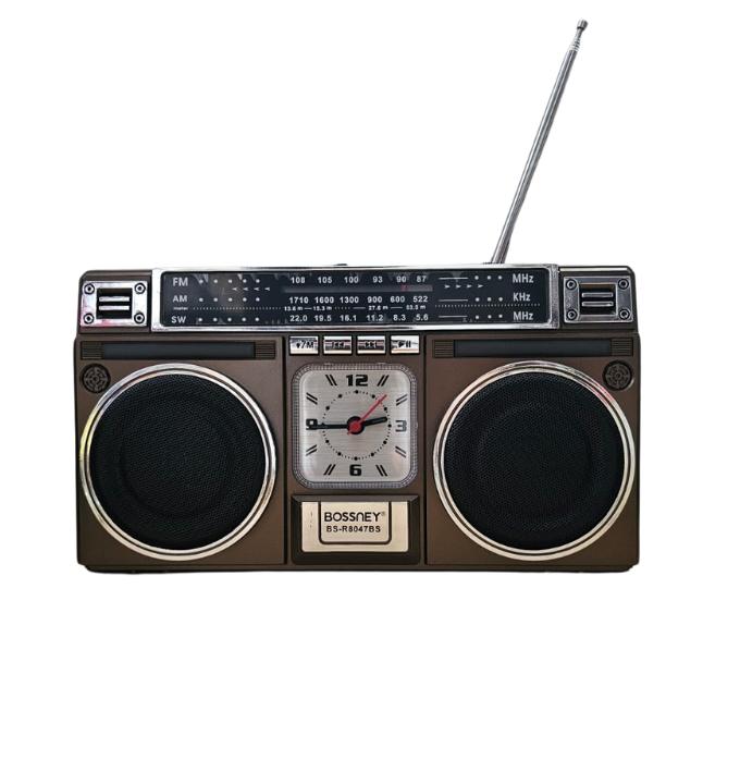 Radio 80´s con Bluetooth y Panel Solar