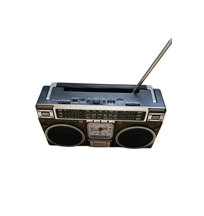 Radio 80´s con Bluetooth y Panel Solar